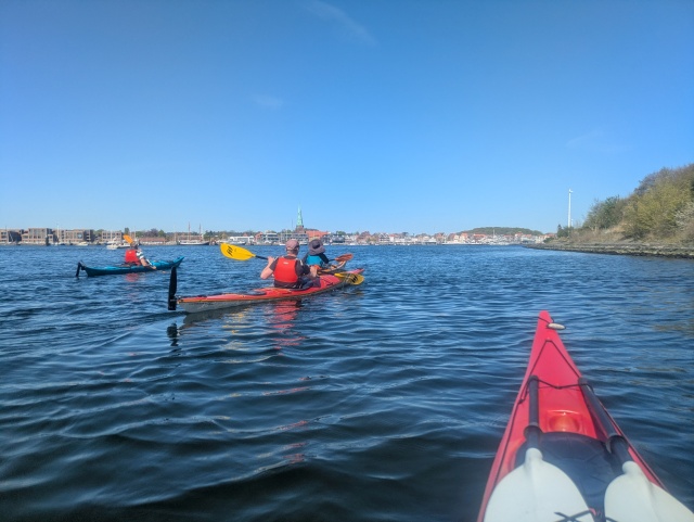 Travemünde viele Paddler klein
